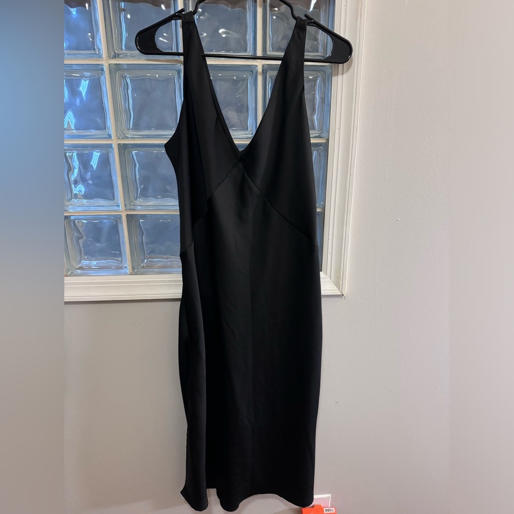 Black Satin Dress